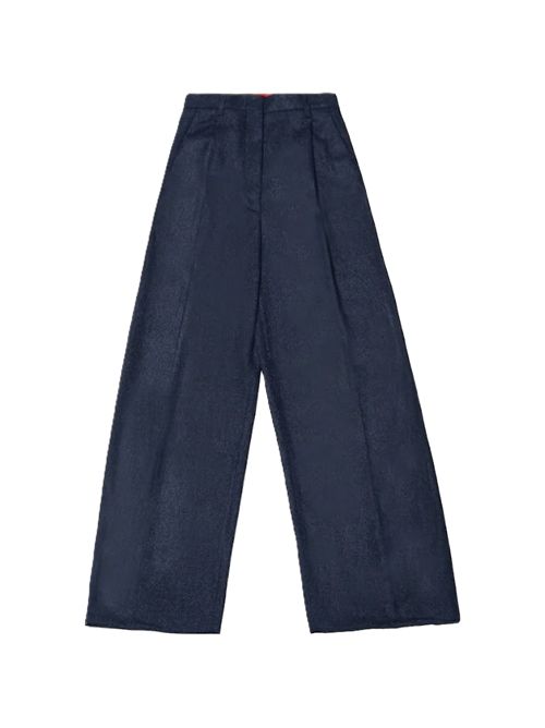 Pantalone completo E-axel flanella unita blu notte TheLatest | TLWE3104W0234ABTPT0457 NIGHT BLUE
